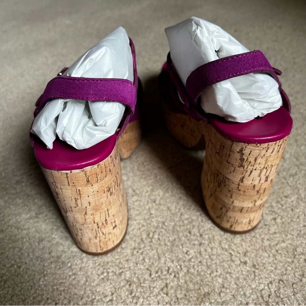 Free People Purple Platform Sandals - Picture 4 of 12